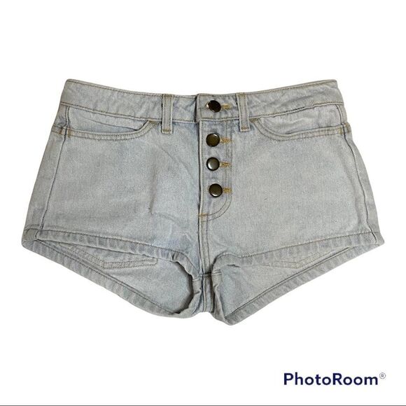 American Apparel Jean Shorts   - Picture 1 of 3